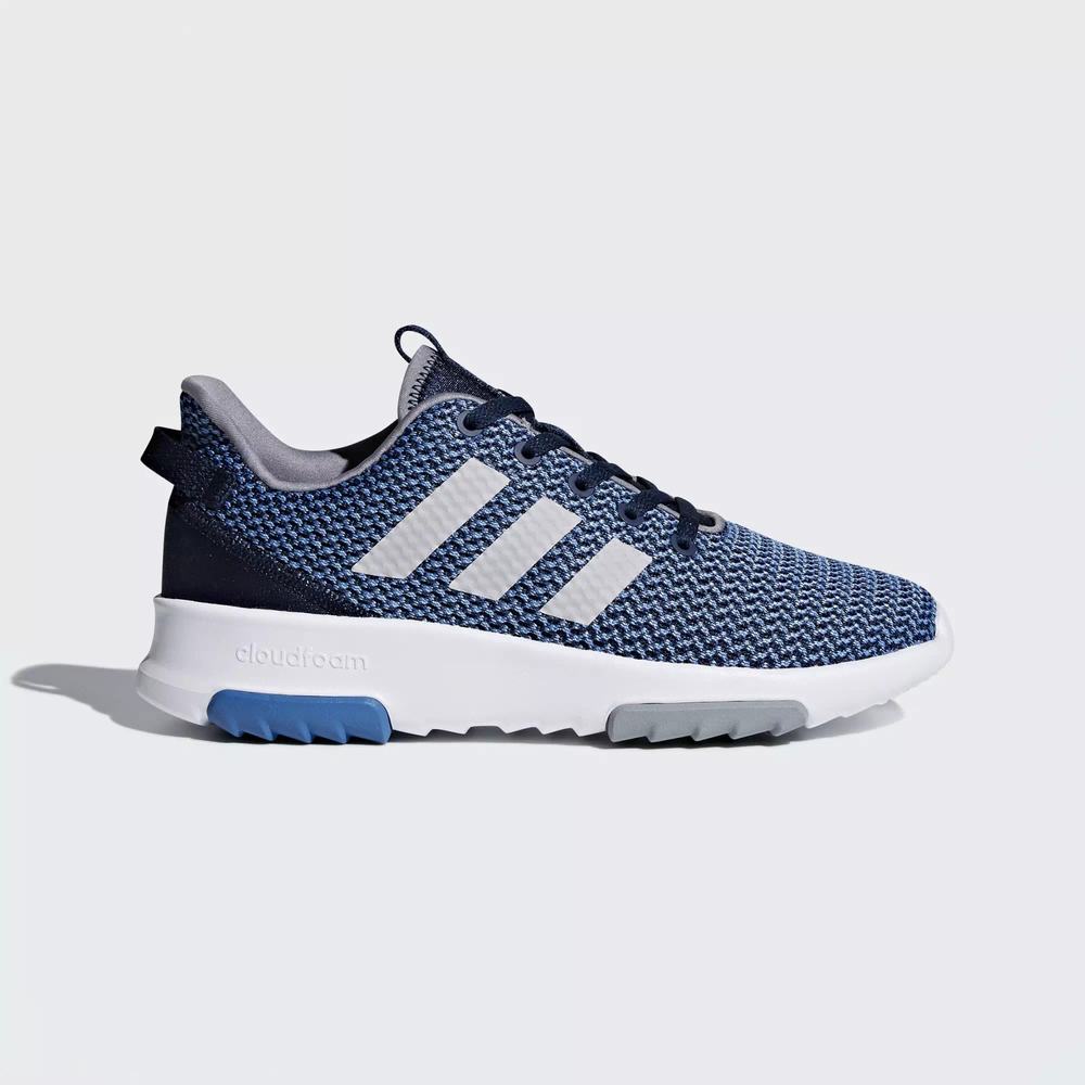 Adidas Cloudfoam Racer TR Tenis Azules Para Niño (MX-35658)